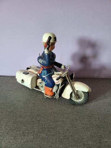 Daiya - Blikken speelgoed - Police Motor - 1950-1960 - Japan