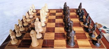 Schaakspel - Hout