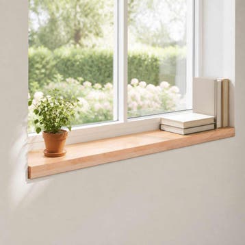 vidaXL Raamprofielen 2 st Naturel 80 x 30 x 2 cm Massief, Verzenden, Nieuw