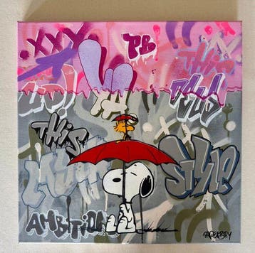 PaperBoy - Jelly Dripping (Original, Ready to hang)