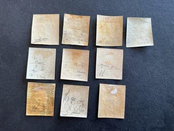 Anciens états italiens - Sicile - 1859 Série de 10 valeurs, Timbres & Monnaies, Timbres | Europe | Italie
