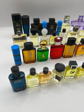 Parfumfles (30) - Glas - Vintage Miniatuur 30