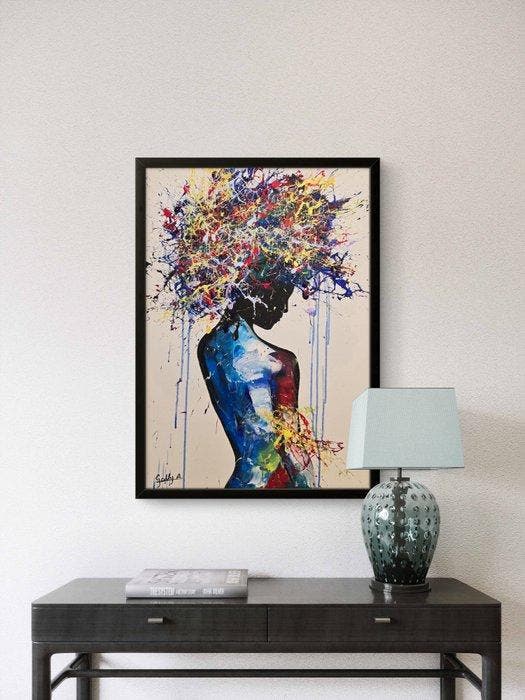 Adam Golly - Wild mind, Antiek en Kunst, Kunst | Schilderijen | Modern