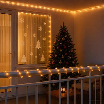 vidaXL LED-lichtslang voor de kerst 1200 LEDs Geel 50 m, Diversen, Verzenden, Nieuw
