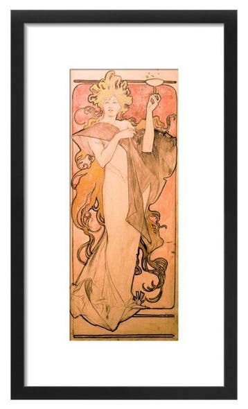 Marie Alphonse Mucha - “Champagne Riu-nart, 1896”.