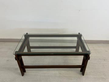 Salontafel - Hout, Glas