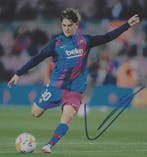 FC Barcelona - Gavi - Gesigneerde foto 20x25 cm - met