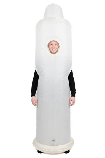 KIMU® Opblaas Kostuum Condoom Opblaasbaar Pak Penispak Masco, Ophalen of Verzenden, Nieuw