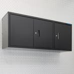 Datona Wandkast zwart 120 cm - Datona - Mat zwart, Ophalen of Verzenden, Nieuw