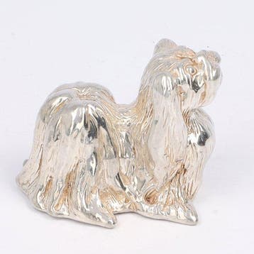 NO RESERVE. - Beeldje, Pekinees / Shih Tzu - 3.2 cm -