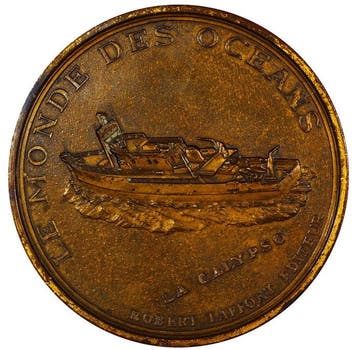 Frankrijk. Medal Commandant Jacques-Yves Cousteau - Le, Postzegels en Munten