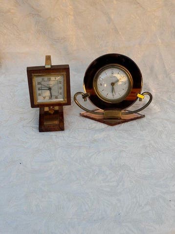 Horloges de table/bureau (2) - Bayard - métal , verre ,, Antiquités & Art