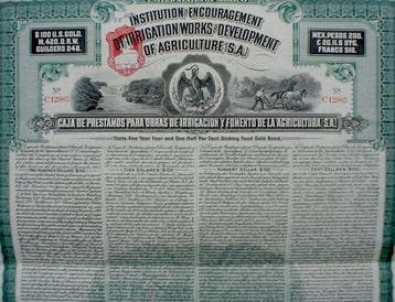 Mexico. Institution for Encouragement Irrigation Works