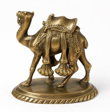 Figurine de chameau en laiton - Laiton - Inde - Raj