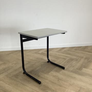 Eromes schooltafel (hxbxd) 76x50x70 cm,  zwart - grijs, Gebruikt