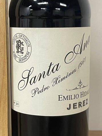 Emilio Hidalgo Santa Ana 1861 Pedro Ximenez - Jerez - 1, Nieuw