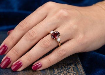 Sans prix de réserve - Bague de fiançailles Argent - 2.00ct., Handtassen en Accessoires, Antieke sieraden