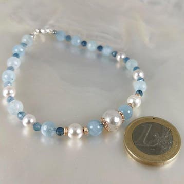 Zonder minimumprijs - Armband Zilver Parel - Parel -