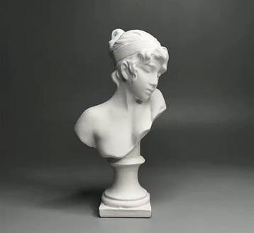 Statuette, Busto di Sappho - 15 cm - Plâtre