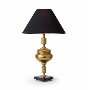 Lamp - Oud - Empire-stijl - Chic - Messing, Marmer