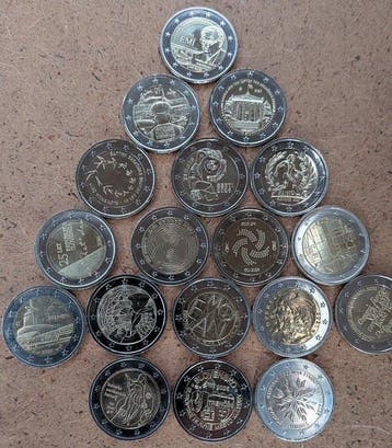 Europa. 2 Euro 2015/2026 (18 coins) (Zonder minimumprijs)