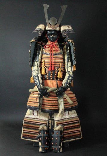 Harnas - Japan - Levensgrote samurai-harnasset – oranje