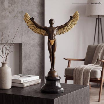 Statue, Exclusief sculptuur van Icarus 41 cm - 41 cm -