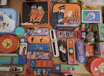 Tintin - 34 Various merchandise objects - Casterman