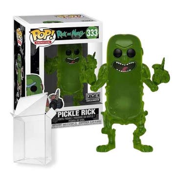 Funko Pop!  Rick and Morty  Pickle Rick Translucent 333 FYE, Verzamelen, Verzenden, Nieuw