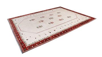 Gabbeh - nieuw - grootsformaat - Vloerkleed - 351 cm - 257, Huis en Inrichting, Stoffering | Tapijten en Vloerkleden, Nieuw