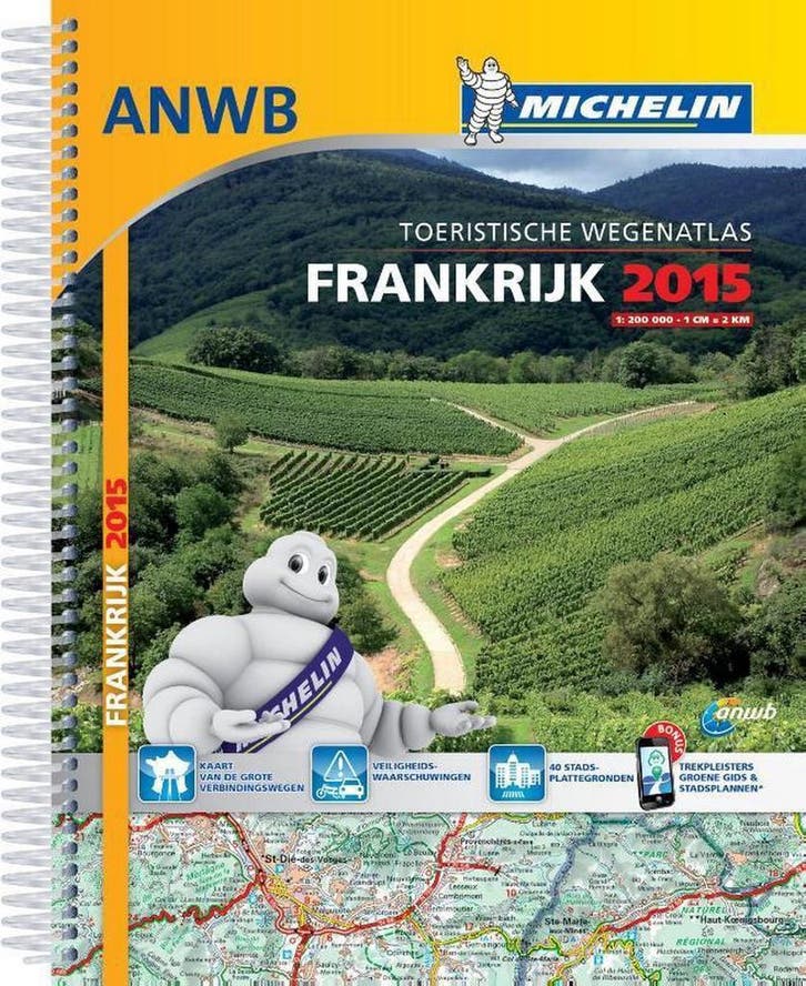 FRANKRIJK WEGENATLAS 20597 MICHELIN / ANWB 2015, Livres, Science, Envoi