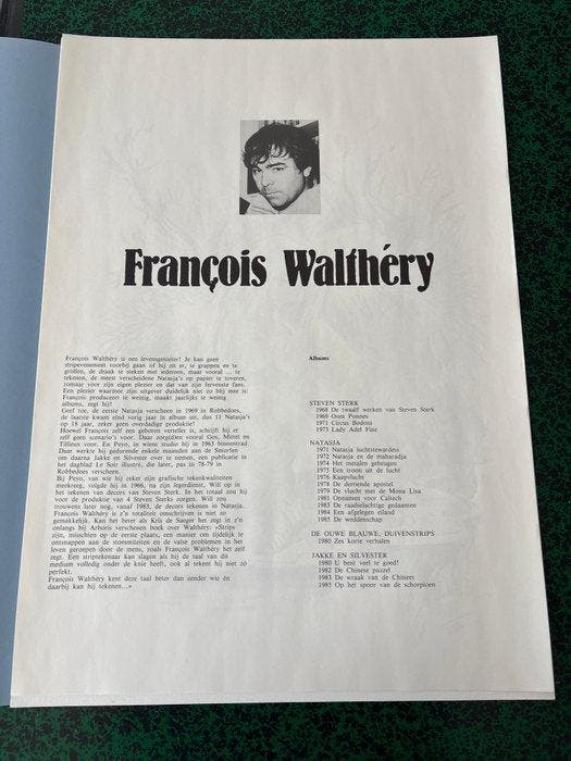 François Walthéry - 1 Silkscreen - Wonderland half vier, Livres, BD