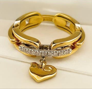 Chantecler - Ring - I SEGRETI - 18 karaat Geel goud, Witgoud, Nieuw