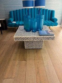Salontafel - Been, hard hout - A handmade bone inlay table
