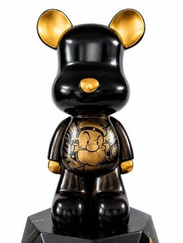 Daluxe Art - 1999 • XXL Popeye Teddybear Display – 90 cm
