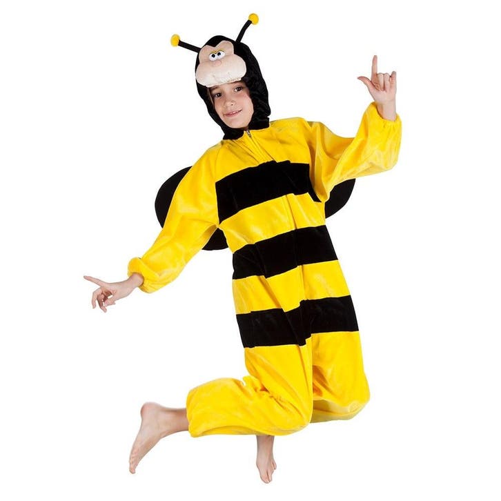 Bijen Onesie Kind 140, Kinderen en Baby's, Carnavalskleding en Verkleedspullen, Nieuw, Verzenden