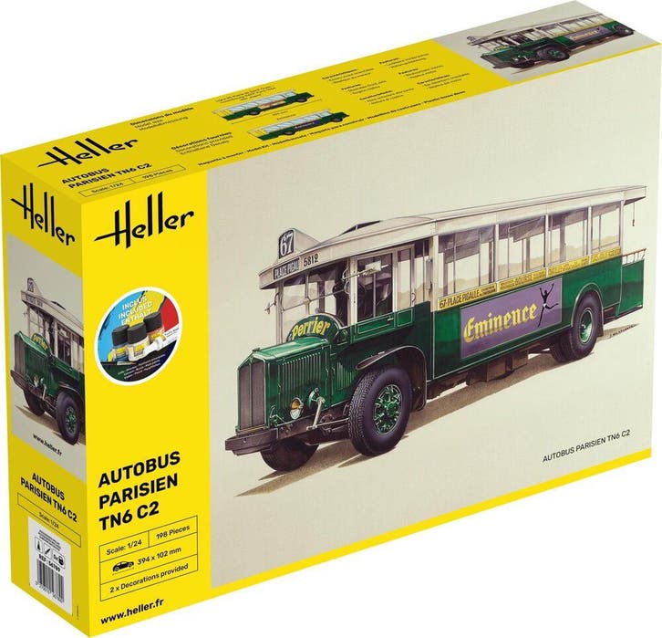 Heller 56789 STARTER KIT Autobus TN6 C2 Bouwpakket Schaal, Hobby & Loisirs créatifs, Modélisme | Voitures & Véhicules, Envoi
