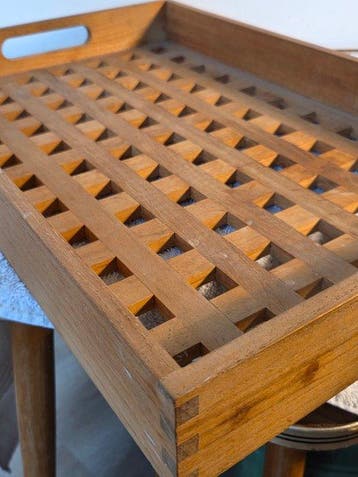 trik trak - Dienblad (2) - Teak
