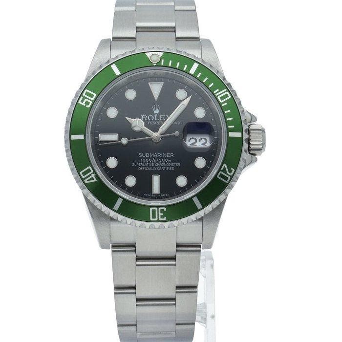 Rolex - Submariner Date Green Roulette - 16610LV(V) - Homme, Bijoux, Sacs & Beauté, Montres | Hommes