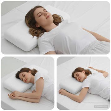 vidaXL Slapen kussen 70 x 36 x 8,5 cm Medium Traagschuim Wit, Verzenden, Nieuw