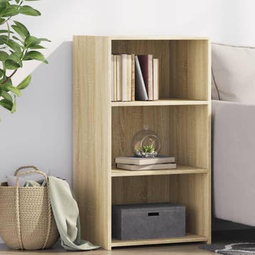 vidaXL Dressoir 50x41x93 cm bewerkt hout sonoma eikenkleurig, Huis en Inrichting, Kasten | Dressoirs, Verzenden, Nieuw