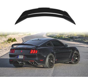 AILERON SPOILER FORD MUSTANG 15-23 LOOK GT350 R NOIR BRILLAN, Verzenden