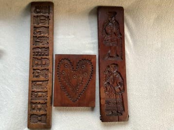 Plank (3) - Hout - Drie speculaasplanken