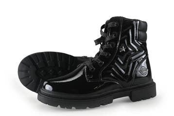 S.oliver Veterboots Meisjes in maat 33 Zwart, Verzenden, Jongen of Meisje, Schoenen, Zo goed als nieuw