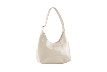 Manfield Schoudertas Wit, Handtassen en Accessoires, Tassen | Damestassen, Verzenden, Gebruikt, Wit