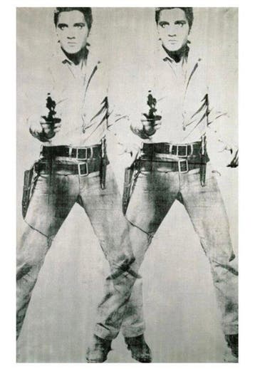 Andy Warhol - “Double Elvis, 1963”., Antiquités & Art