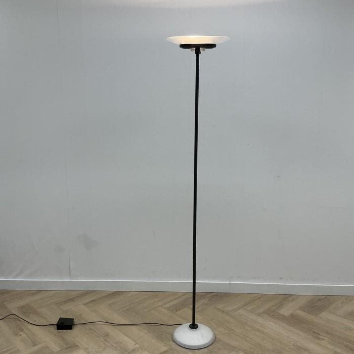 Arteluce Jill A380 vloerlamp, hoogte 195 cm, antraciet / wit, Huis en Inrichting, Lampen | Overige, Gebruikt