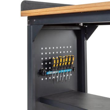 Datona Werkbank PRO - bamboe werkblad - legbord - 150 cm -, Ophalen of Verzenden