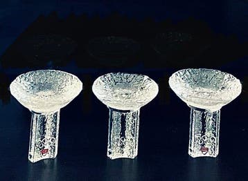 Orrefors - Lars Hellston - Kandelaar (3) - Glas