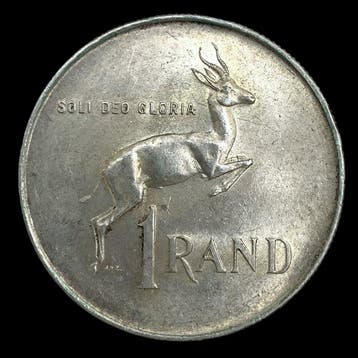 Zuid-Afrika. 1 Rand 1966 (Zonder minimumprijs)